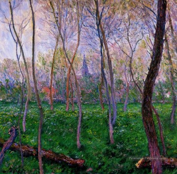 Bennecourt 1887 Claude Monet paysage Peinture à l'huile
